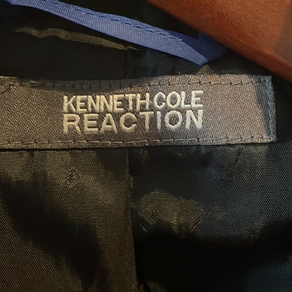 Kenneth Cole Reaction black blazer size 36 slim fit - Picture 2 of 5